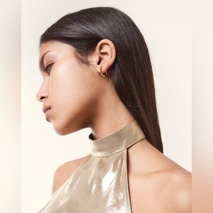 Hey Harper Hoop Earring Gold - Small